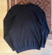 画像3: ビンテージ【Lacoste】ラコステ【黒】【胸ロゴ入り】コットンセーター【サイズ5】  (3)