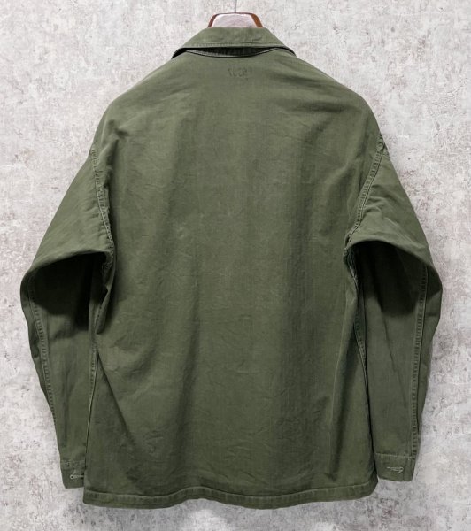 画像3: 40's【ビンテージ】【米軍実物】U.S.ARMY【M-43】FLECK 【HBT】【13スターボタン】【ジャケット】ユーティリティシャツ【US38R】  (3)
