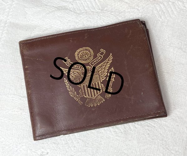 画像1: ~40’s【ビンテージ】【U.S.ARMY】カーフスキン【レザーウォレット】財布  (1)