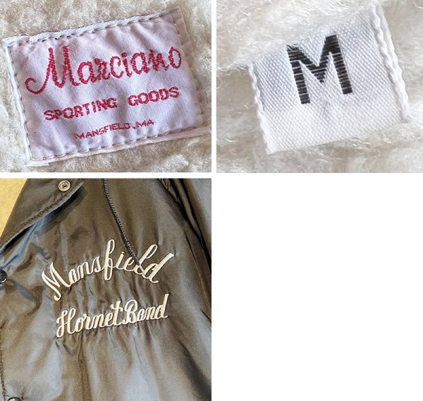 画像2: 【ビンテージ】【MARCIANO】マルシアーノ【Mansfield Hormet Band】ラビットフード ナイロン【裏ボアベンチコート】【サイズM】  (2)