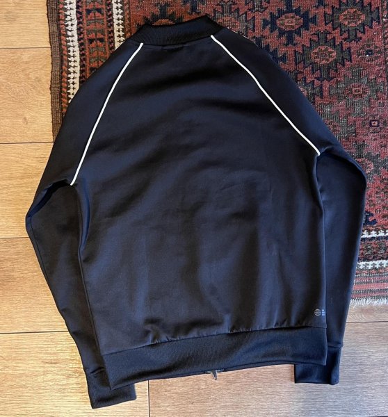 画像3: 【ビンテージ】【アディダス】adidas【黒×白ライン】ジャージ【トラックジャケット】【トラックジャージ】【サイズM】  (3)