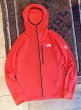 画像1: ビンテージ【未使用】【ノースフェイス】【the north face】サミット【赤】ポーラテックパーカー【フルジップパーカー】【サイズM】  (1)