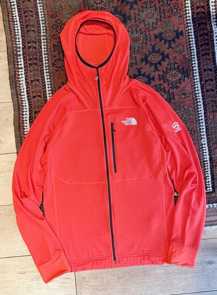 画像1: ビンテージ【未使用】【ノースフェイス】【the north face】サミット【赤】ポーラテックパーカー【フルジップパーカー】【サイズM】  (1)