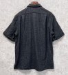 画像3: 〜60’ｓ【ビンテージ】【グレーｘ赤アーガイル柄】ハーフジップ【半袖ウールシャツ】プルオーバーシャツ【サイズＬ】  (3)