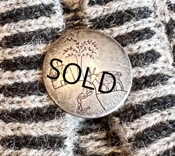 画像2: 黒ｘグレー 雪柄【ノルディックカーディガン】ウールカーディガン  (2)