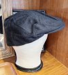画像5: USA製【ビンテージ】【黒】カシミア【ハンチングキャップ】ハンチング帽【サイズXL】５4.５cm程度  (5)