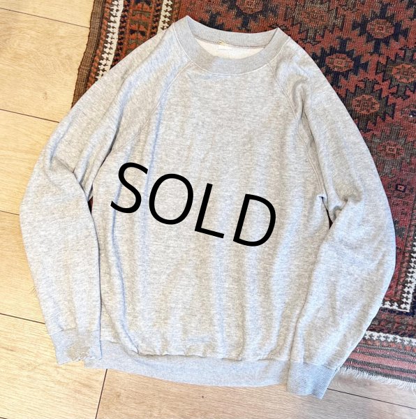 画像1: 【ビンテージ】【霜降りグレー】【無地スウェット】【サイズS程度】  (1)