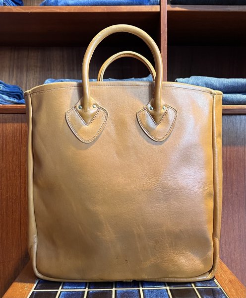 画像4: 程度良好 60’s~【ビンテージ】筆記体タグ L.L.bean【L.L.ビーン】【オールレザー】【レザーハンドル】トートバッグ ビーントート  (4)