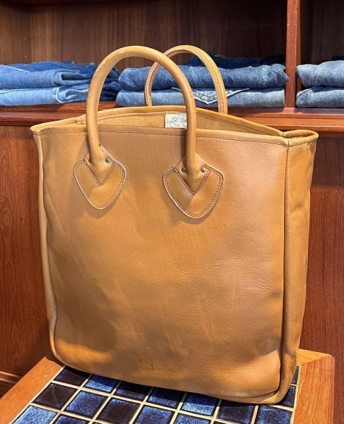 画像3: 程度良好 60’s~【ビンテージ】筆記体タグ L.L.bean【L.L.ビーン】【オールレザー】【レザーハンドル】トートバッグ ビーントート  (3)