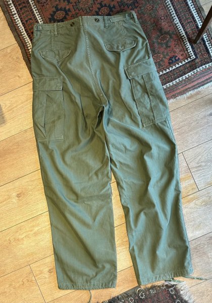 画像7: 【ビンテージ】50's【米軍実物】U.S.ARMY【M-51】【フィールドトラウザーズ】【カーゴパンツ】【M-Long程度】  (7)