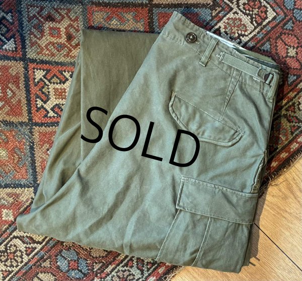 画像1: 【ビンテージ】50's【米軍実物】U.S.ARMY【M-51】【フィールドトラウザーズ】【カーゴパンツ】【M-Long程度】  (1)