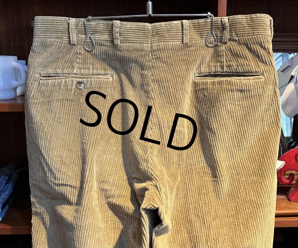 画像4: 〜80’ｓ USA製【ブルックスブラザーズ】brooksbrothers【ベージュ】コーデュロイパンツ【Ｗ３５程度】  (4)