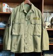 画像3: 40's【ビンテージ】【米軍実物】U.S.ARMY【M-43】【HBT】【13スターボタン】【ジャケット】ユーティリティシャツ【US38R】  (3)
