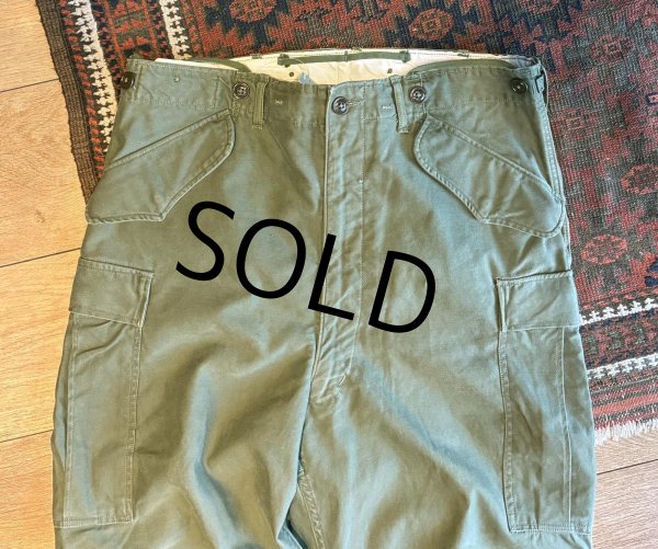 画像5: 【ビンテージ】50's【米軍実物】U.S.ARMY【M-51】【フィールドトラウザーズ】【カーゴパンツ】【M-Long程度】  (5)