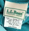画像2: デッドストック 90's USA製【L.L.Bean】LLビーン ビンテージ【ターコイズ】無地【タートルネックロンT】【サイズL-TALL】  (2)