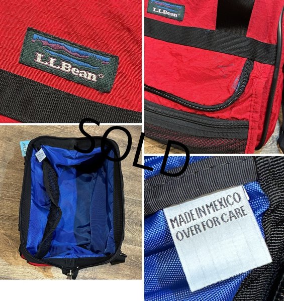 画像2: 【ビンテージ】【L.L.Bean】エルエルビーン【赤】2way【ボストンバッグ】  (2)