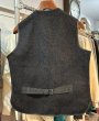 画像3: 〜80's【ビンテージ】【Eddie Bauer】【エディーバウアー】【黒】ウール【ハンティングベスト】【サイズL程度】  (3)
