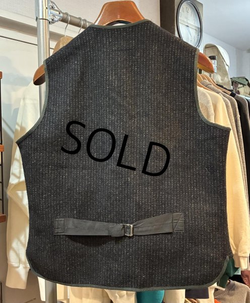 画像3: 〜80's【ビンテージ】【Eddie Bauer】【エディーバウアー】【黒】ウール【ハンティングベスト】【サイズL程度】  (3)