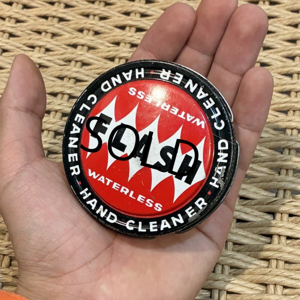 画像4: ビンテージ【FLASH】ハンドクリーナーケース【缶ケース】  (4)