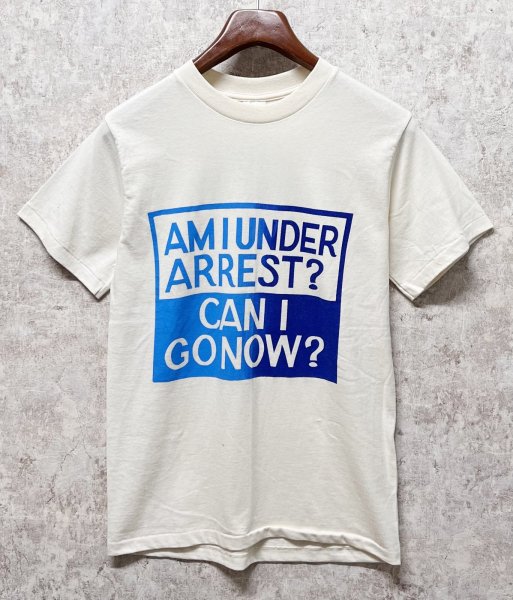 画像1: デッドストック 90's【USA製】【ビンテージ】【anvil】【生成り】【AMIUNDERARREST?】生成り【Tシャツ】【サイズS】  (1)
