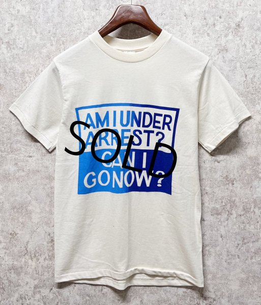 画像1: デッドストック 90's【USA製】【ビンテージ】【anvil】【生成り】【AMIUNDERARREST?】生成り【Tシャツ】【サイズS】  (1)