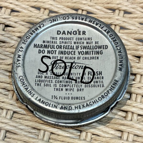 画像3: ビンテージ【FLASH】ハンドクリーナーケース【缶ケース】  (3)