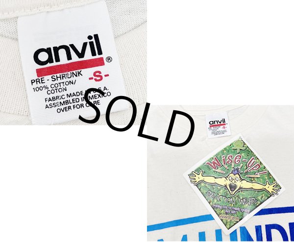 画像2: デッドストック 90's【USA製】【ビンテージ】【anvil】【生成り】【AMIUNDERARREST?】生成り【Tシャツ】【サイズS】  (2)