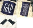 画像2: 【ビンテージ】【オールドギャップ】【GAP】【生成り×緑】【モックネックコットンセーター】【サイズL】  (2)