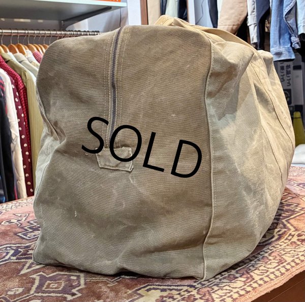 画像3: 40's〜【WW2】【ビンテージ】【米軍実物】【U.S.NAVY】ステンシル入り【パラシュートバッグ】  (3)