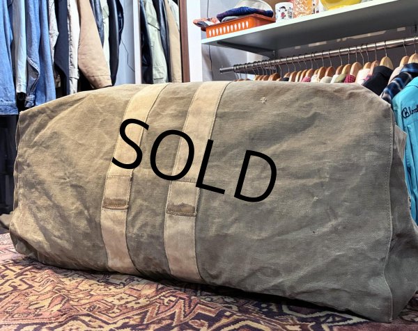 画像5: 40's〜【WW2】【ビンテージ】【米軍実物】【U.S.NAVY】ステンシル入り【パラシュートバッグ】  (5)