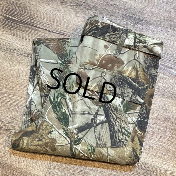 画像1: 【デッドストック】【ビンテージ】REAL TREE AP ベルト付き リアルツリーカモ  カーゴパンツ【W35程度】  (1)