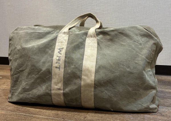 画像6: 40's〜【WW2】【ビンテージ】【米軍実物】【U.S.NAVY】ステンシル入り【パラシュートバッグ】  (6)