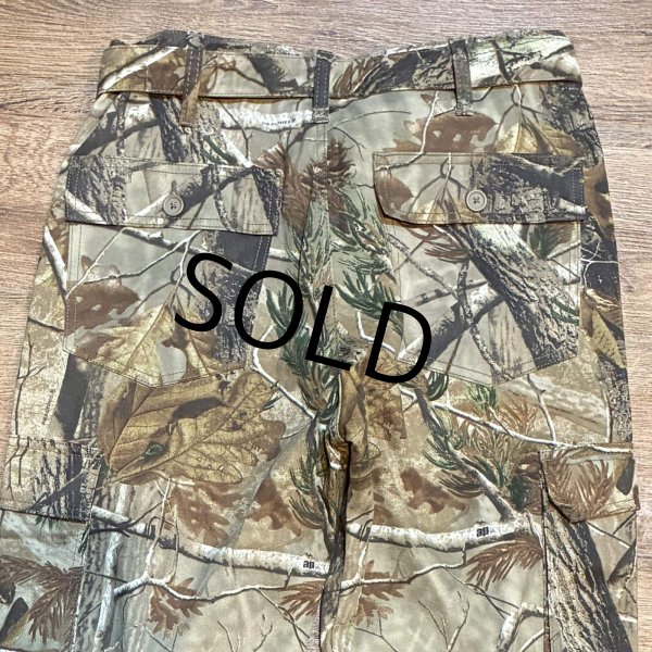 画像5: 【デッドストック】【ビンテージ】REAL TREE AP ベルト付き リアルツリーカモ  カーゴパンツ【W35程度】  (5)
