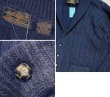 画像2: 【〜90's】【ビンテージ】【エディーバウアー】紺【ショールカラーセーター】【サイズL】  (2)