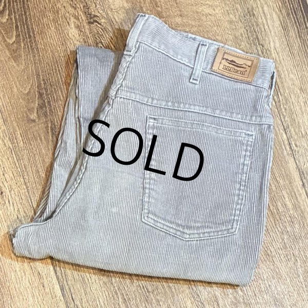 画像1: ~90's【USA製】【ビンテージ】【L.L.Bean】【エルエルビーン】【グレー】【コーデュロイパンツ】【33×32】  (1)