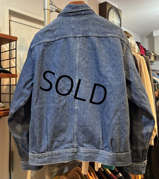 画像3: 【90’s~】【ビンテージ】【ランズエンド】【LANDS' END】【デニムブルゾン】【デニムジャケット】サイズＬ  (3)