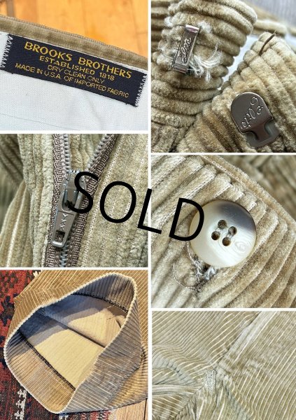 画像3: 〜80’ｓ USA製【ブルックスブラザーズ】brooksbrothers【ベージュ】コーデュロイパンツ【Ｗ３５程度】  (3)