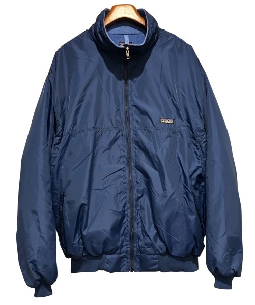 画像1: 程度良好!! 90's ビンテージ【パタゴニア】patagonia ナイロン【紺×水色】【シェルドシンチラジャケット 】【裏フリースブルゾン】【サイズXXL】  (1)