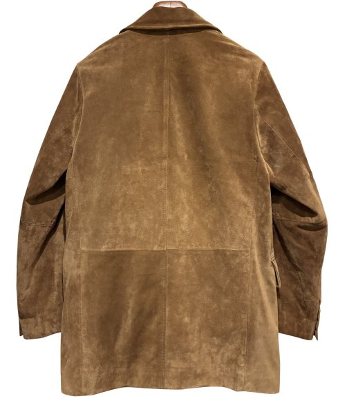 画像3: 90's【ビンテージ】【BANANA REPUBLIC】バナナリパブリック【ブラウン】スエード【スエードジャケット】テーラード【サイズS】  (3)