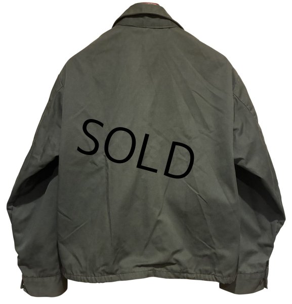 画像3: 70's【ビンテージ】【Tuf-Nut】【オリーブグリーン×赤】【裏地付き】【ワークジャケット】【ワークブルゾン】サイズL程度  (3)