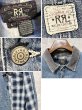 画像2: 90's【USA製】【ビンテージ】【RRL】【ダブルアールエル】ラルフローレン【襟コーデュロイ】【デニムカバーオール】【サイズL】  (2)