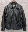 画像1: 【ビンテージ】【STJOHNS'BAY】【セントジョーンズベイ】【ブラック】ジップアップ【レザージャケット】【サイズXＬ】  (1)