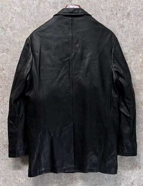 画像3: 【ビンテージ】【DKNY】【ダナキャランニューヨーク】【ブラック】【レザーコート】【レザージャケット】【サイズM】  (3)