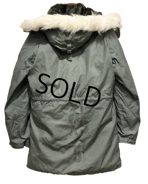 画像3: デッドストック!! 80's【ビンテージ】米軍実物【USAF】GREENBRIER INDUSTRIES製 ステンシル入り【N-3B】【フライトジャケット】【サイズXS】  (3)