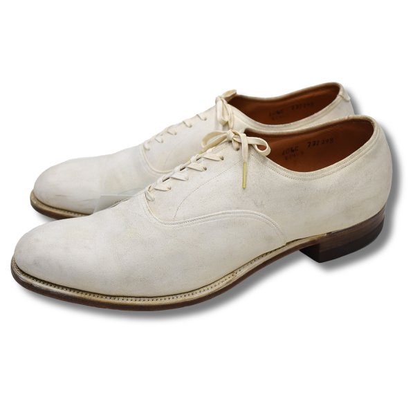画像5: 【オールドフローシャイム】FLORSHEIM 【ホワイトバックス】白【バックスシューズ】【10 1/2 C】【28.5cm程度】  (5)