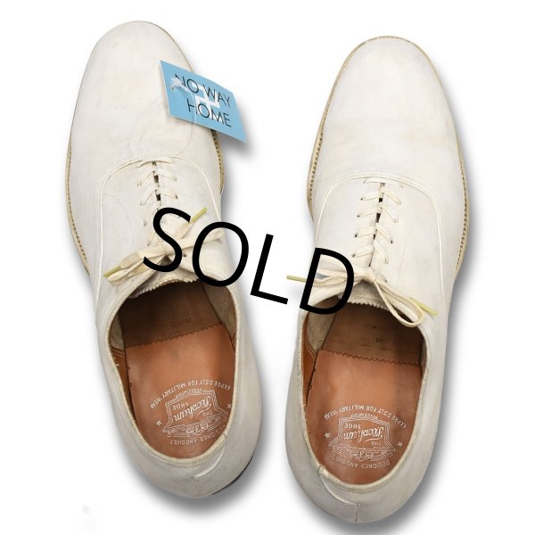 画像1: 【オールドフローシャイム】FLORSHEIM 【ホワイトバックス】白【バックスシューズ】【10 1/2 C】【28.5cm程度】  (1)