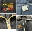 画像2: 80's~【ビンテージ】【Corvette】コルベッツ シボレーコルベット【黒×赤ライン】中綿入り【ジップアップジャケット】【サイズL】  (2)