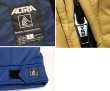 画像2: 【ビンテージ】【ALTRA】アルトラ【紺×黄色】中綿入り【ダウンベスト】ジップアップベスト【サイズＬ】  (2)