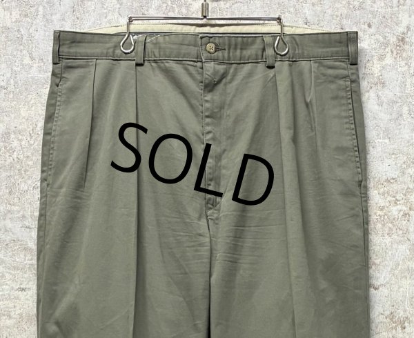 画像3: ビンテージ【ラルフローレン】POLO RALPH LAUREN【オリーブ】ANDREW PANTS【アンドリューパンツ】【２タック】【コットンパンツ】【36×32】  (3)