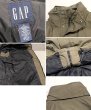 画像2: 【ビンテージ】【オールドギャップ】【GAP】【中綿入り】【ブラウン】ナイロン【ジップアップジャケット】【サイズＬ】 (2)